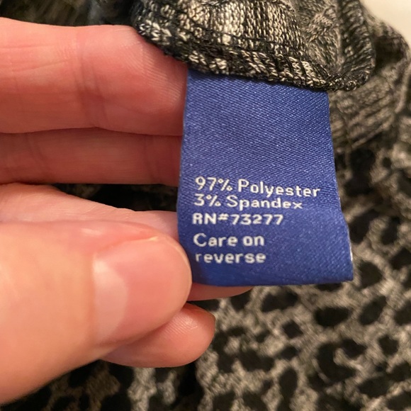 Ladies animal print midi dress in black & gray - Picture 9 of 12